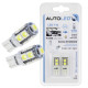 Pack p20 4 ampoules led w5w (t10)+navette c5w 36mm canbus autoled® 