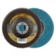 Disques à lamelles RHODIUS Inox LGZ F2 - Ø 125X22.23 - GR.40 - 209494