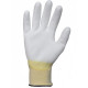 Lot de 10 gants de travail polyester singer enduit polyuréthane sans coutures poignet élastique tous usages - Taille au choix