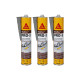 Lot de 3 mastics autonivelants sika sikaflex pro 3 - gris béton - 300ml