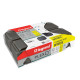 Lot de 3 prises + 2 va-et-vient + commande double plexo saillie - anthracite (069798l)