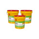 Lot de 3 revêtements souples imperméables toitures sika sikalastic color - blanc - 5kg