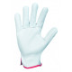 Lot de 5 gant cuir manutention singer tout fleur bovin serrage élastique - Taille au choix