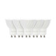 Lot de 5 spot led gu10 7 watt (eq. 50 watt)