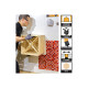 Lot de 6 mastics colle multi-usages sika sikaflex 11 fc purform - marron - 300 ml 
