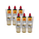 Lot de 6 résines de scellement chimique rapide sika anchorfix-1 evolution - gris - 300ml