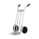 Diable acier charge 350kg M-NST-200 FMD avec roues pneumatique 