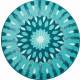 Tapis de salle de bain temple of the soul turquoise