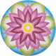 Tapis de salle de bain understanding violet rond 80 cm