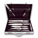 Malette 9 pièces coutellerie tout métal - couteau du chef