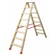 Marchepied double en bois- 7 marches - balmay bois