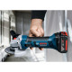 Meuleuse angulaire 18v sans fil gws 18-125 v-li bosch professional + 2 batteries lithium 4,0 ah + chargeur 