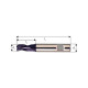 Microfraise extra courte, type N, en carbure monobloc, surface recouverte de TiAIN, Ø d1 - h10 : 8,00 mm, Long. totale l1 43 mm, Long. coupe l2 11 mm