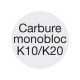 Microfraise extra courte, type N, en carbure monobloc, surface recouverte de TiAIN, Ø d1 - h10 : 8,00 mm, Long. totale l1 43 mm, Long. coupe l2 11 mm 