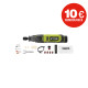 Mini-outil multifonction ryobi rrt4-120ga15 - 4v - 1 batterie 2.0ah - 1 câble usb c - 15 accessoires