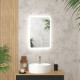 Miroir salle de bain avec éclairage LED - 40x60cm - GO LED Aurlane - MIR038