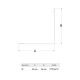 Paire de cornière pour parement MY METAL FACTORY L1150x50x50 - Tasseau 20x20 - 47 