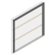 Accessoire universel L1150 mm MY METAL FACTORY pour parement tasseau 20x20 - 23 