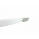 Rail spot binaire monophasé 1m blanc 