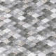 Mosaïque marbre et verre carrée Color - tarif à la plaque de 0,09m² - Couleur au choix Argent-Blanc-Gris