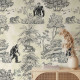 Papier peint Mystique Bigfoot toile de Jouy - BIGFOOT TOILE++