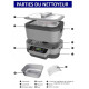 Bpac nettoyeur ultrasons 1,2 litres 70watts domestique pour la maison 