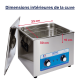 Bpac nettoyeur ultrasons 15 litres analogique 