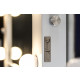 Miroir de maquillage hollywood brillant blanc lampes led blanches froides k113cw 