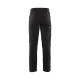 Pantalon maintenance stretch 2D - coloris au choix Noir