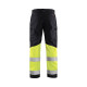 Pantalon artisan stretch haute-visibilité  15511811 noir-jaune fluo