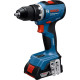 Perceuses-visseuses sans-fil à percussion - GSR 18V-65 - BOSCH - avec 3 batteries ProCORE18V 4.0Ah - chargeur - L-Boxx - 06019N3208 