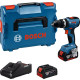 Perceuses-visseuses à percussion sans-fil - GSB 18V-65 - BOSCH - avec 2 batteries 18V 5.0Ah - chargeur - L-Boxx - 06019N3303