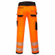 Pantalon de travail extensible léger haute visibilité pw3 - Couleur et Taille au choix 