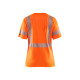 T-shirt anti odeur femme haute-visibilité  33361013 orange fluo 