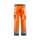 Pantalon artisan haute-visibilité coloris choix  15661811 orange fluo-gris anthracite 