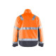Veste hiver haute-visibilité coloris  48621811 orange fluo-gris anthracite 