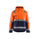 Veste hiver haute-visibilité stretch coloris  48701987 Orange fluo- Marine 