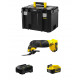 Outil multifonction stanley fatmax sfmce500m1t (1 x 4,0 ah chargeur tstak vi)