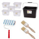 Kit outils d'application pour peinture piscine