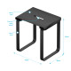 Siege de douche en inox noir mat - 40x30x46 cm Aurlane - CAI051 