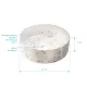 Vasque terrazzo confetti - ø35cm x 12cm - ronde en ceramique blanc brillant Aurlane - VAS063 