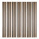 Lot de 7 panneaux tasseaux bois - 250x30x1 cm - pack mur tv bois 210cm -  lamelles chêne clair fond noir - 5,25m²