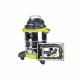 Pack ryobi aspirateur eau et poussière ryobi 1250w - 20l - rvc-1220i-g - 6 accessoires nettoyage automobile - rakva04