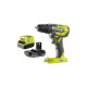 Pack ryobi perceuse-visseuse à percussion r18pd5-0 - 18v oneplus brushless - 1 batterie 2.0ah - 1 chargeur rapide