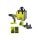 Pack ryobi - perceuse visseuse r18dd2-220s - 18v one plus - 2 batteries 2,0ah - chargeur - coffret antichocs empilable 38 accessoires - porte embouts