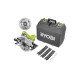 Pack ryobi scie circulaire rcs1600-k2b - 1600w - 66mm - 1 lame 48 dents - 1 lame 24 dents - guide de coupe - rak03sr