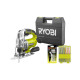 Pack ryobi scie sauteuse pendulaire rjs980-ka5 - 600w - 98mm - coffret de 10 lames - bois - plastique - bimétal - 102mm - rak10jsb