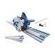 Pack scheppach scie plongeante - 160mm - 1200w - pl55 - 3 rails de guidage - 1 serre-joint