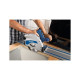Pack scheppach scie plongeante - 160mm - 1200w - pl55 - 3 rails de guidage - 2 serre-joints 