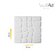 Panneau mural 3d wallart dundees 3m2